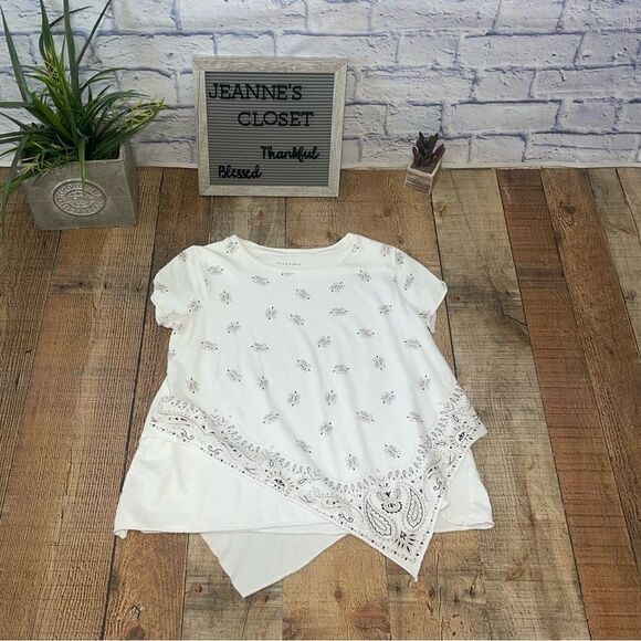 Allsaints bandana Daisy t shirt chalk white all saints - Picture 4 of 12